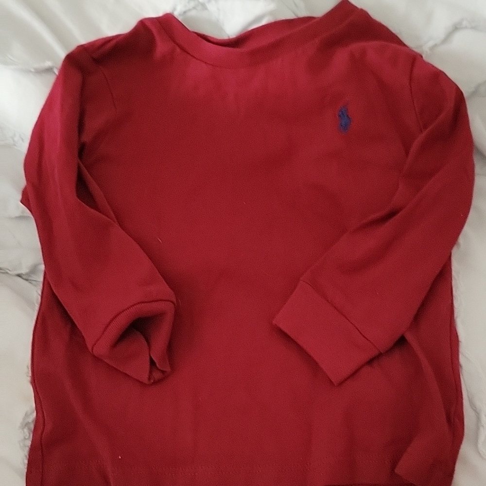 Ralph Lauren Maroon Kids Shirt